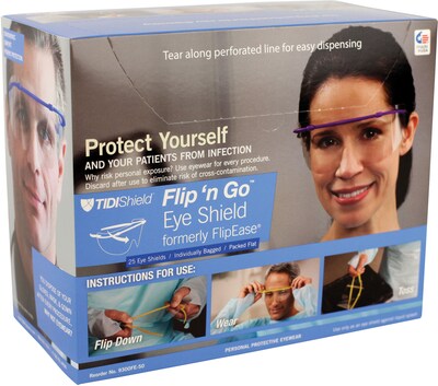 TIDI® Eye Shield Flipease® Dispenser