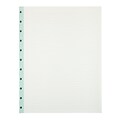 Martha Stewart Discbound Notebook Filler Paper, Letter Size, 50 Sheets, White/Blue (44460)