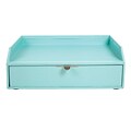Office by Martha Stewart™  Stack+Fit™ Inbox with Drawer, Blue (28801)