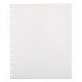Martha Stewart Discbound 1-Pocket School Folder, Clear, 3/Pack (44473)