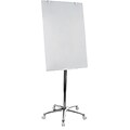 MasterVision® Business Non Magnetic Easel, Silver, 74H