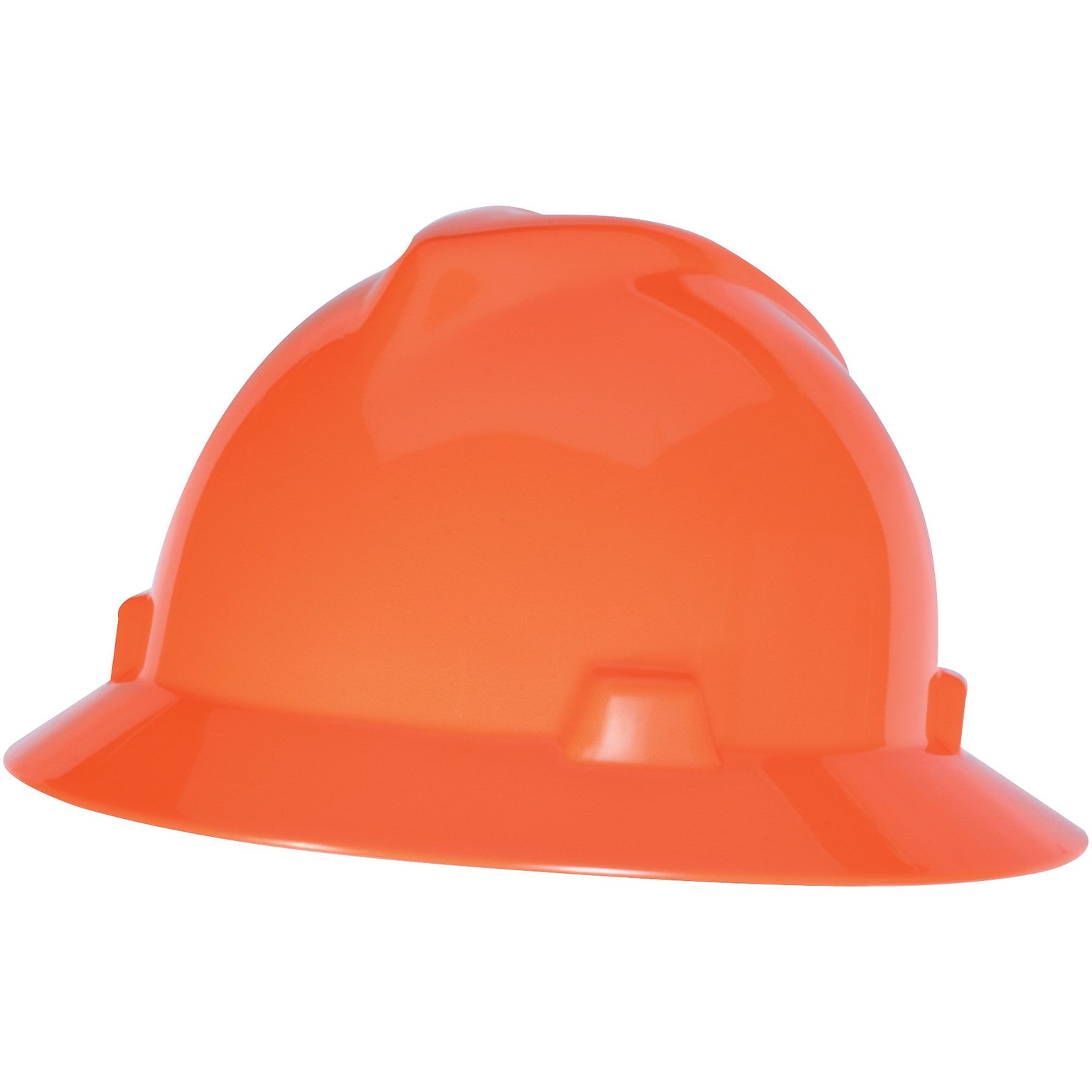 Mine Safety Appliances Polyethylene Full Brim Hard Hat, Orange (10021292)