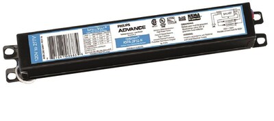Philips Advance® Fluorescent Ballast, 2 Lamp, 32 Watt, Program Start, Low Wattage, 10/CT
