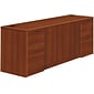 HON® 10700 Series in Cognac, 72" Credenza w/ Full Pedestals & Doors