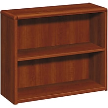 HON® 10700 Series in Cognac, 2-Shelf Bookcase
