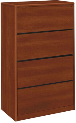 HON® 10700 Series in Cognac, 36 4-Drawer Lateral File