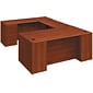 HON® 10700 Series in Cognac, 72" Desk w/ Right Full Pedestal