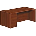 HON® 10700 Series in Cognac, 72 Desk w/ Left  Full Pedestal