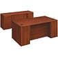 HON® 10700 Series in Cognac; 72" Desk w/ Full Pedestals