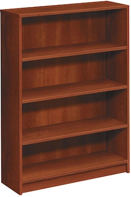 HON 1870 Series 4-Shelves 48H Bookcase, Cognac (HON1874CO)