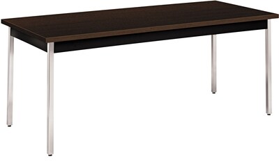 HON® Utility Table in Mocha, 72x30, Rectangular