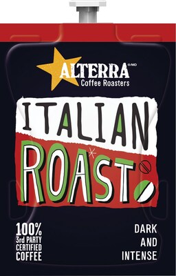 FLAVIA® Coffee ALTERRA® Italian Roast Freshpacks, 100 Count (MDRA186)