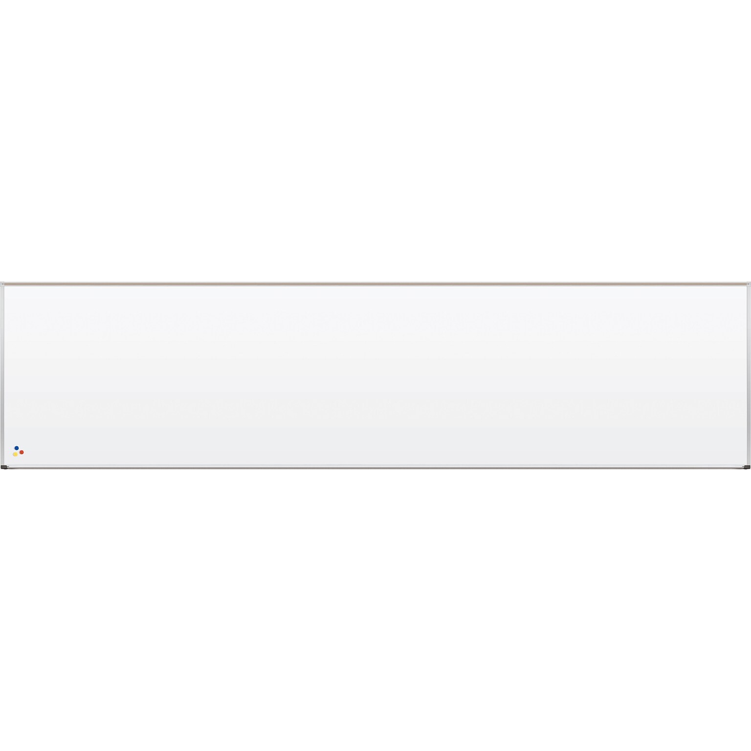 Best-Rite Deluxe Porcelain Steel Whiteboards, Aluminum Frame, 16W x 4H