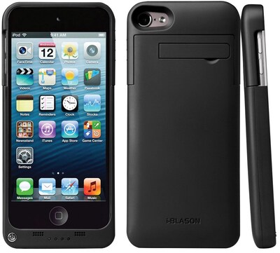 i-Blason PowerGlider 8-Pin Lightning Rechargeable Battery Case for Apple iPod Touch 5th Generation, Black