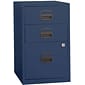 Bisley 3 Drawer Vertical File, Blue,Letter, 17''W (FILE3-NV)