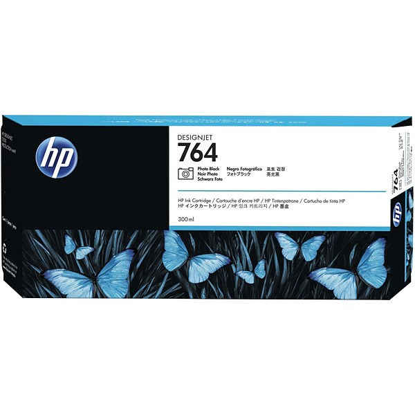 HP 764 Photo Black Standard Yield Ink Cartridge (C1Q17A)