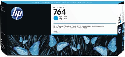 HP 764 Cyan Standard Yield Ink Cartridge (C1Q13A)
