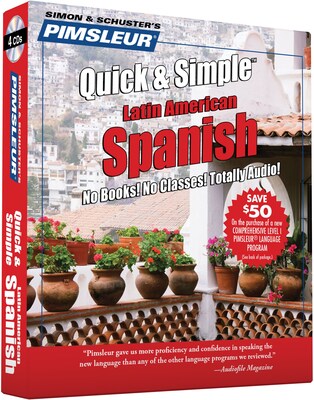 Pimsleur Quick & Simple Latin American Spanish, 4 Disc Set