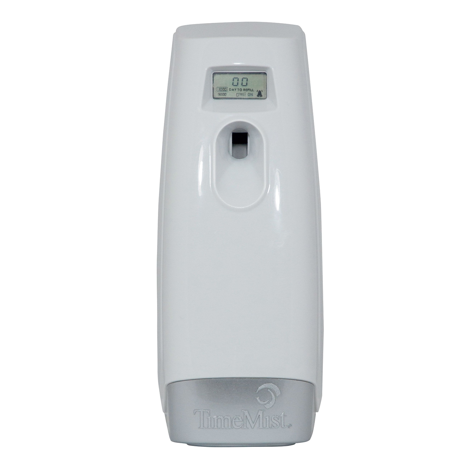 TimeMist Plus Metered Aerosol Fragrance Dispenser, 3.4 X 3.4 X 8 1/4, White