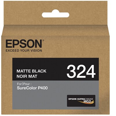 Epson T324 Ultrachrome Black Matte Standard Yield Ink Cartridge