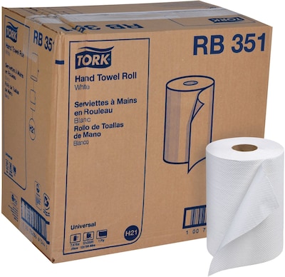 Tork® Universal Hardwound Paper Roll Towel; 1-Ply, 350 Feet per Roll, 12/Carton