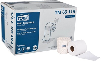Tork® Premium Bath Tissue, 2-Ply, 460 Sheets/Roll, 96 Rolls/Carton