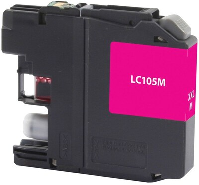 Quill Brand® Brother LC105 Remanufactured Magenta Ink Cartridge, Super High Yield (LC105M) (Lifetime Warranty)