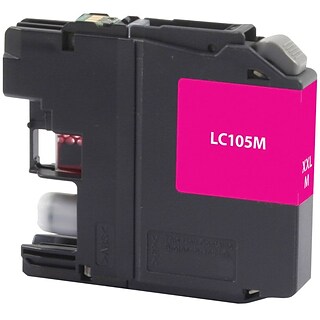 Quill Brand® Brother LC105 Remanufactured Magenta Ink Cartridge, Super High Yield (LC105M) (Lifetime