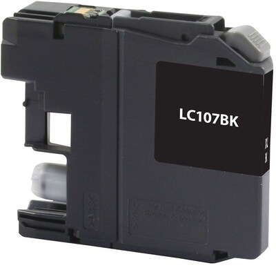 Quill Brand® Compatible Black Extra High Yield Ink Cartridge Replacement for Brother LC107XXL (LC107BKS) (Lifetime Warranty)