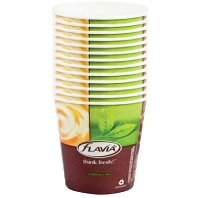 FLAVIA® Paper Disposable Hot  Beverage Cups, 10 oz., Multi-Color, 1000 per Pack (MDR9099F)