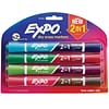 Expo® Dry Erase 2-in-1 Markers, Chisel Tip, Assorted, 4/pk (1944656)