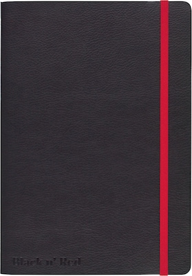 BLACK by Black n Red™ Business Notebook 71 Sheets A5 8-1/4 x 5-3/4 Black (400065000)