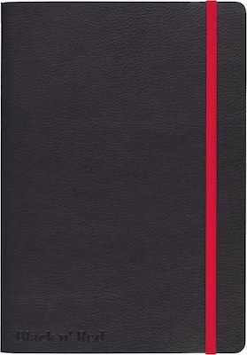 Blk nRed Business Notebook 71Sheets A5 Blk