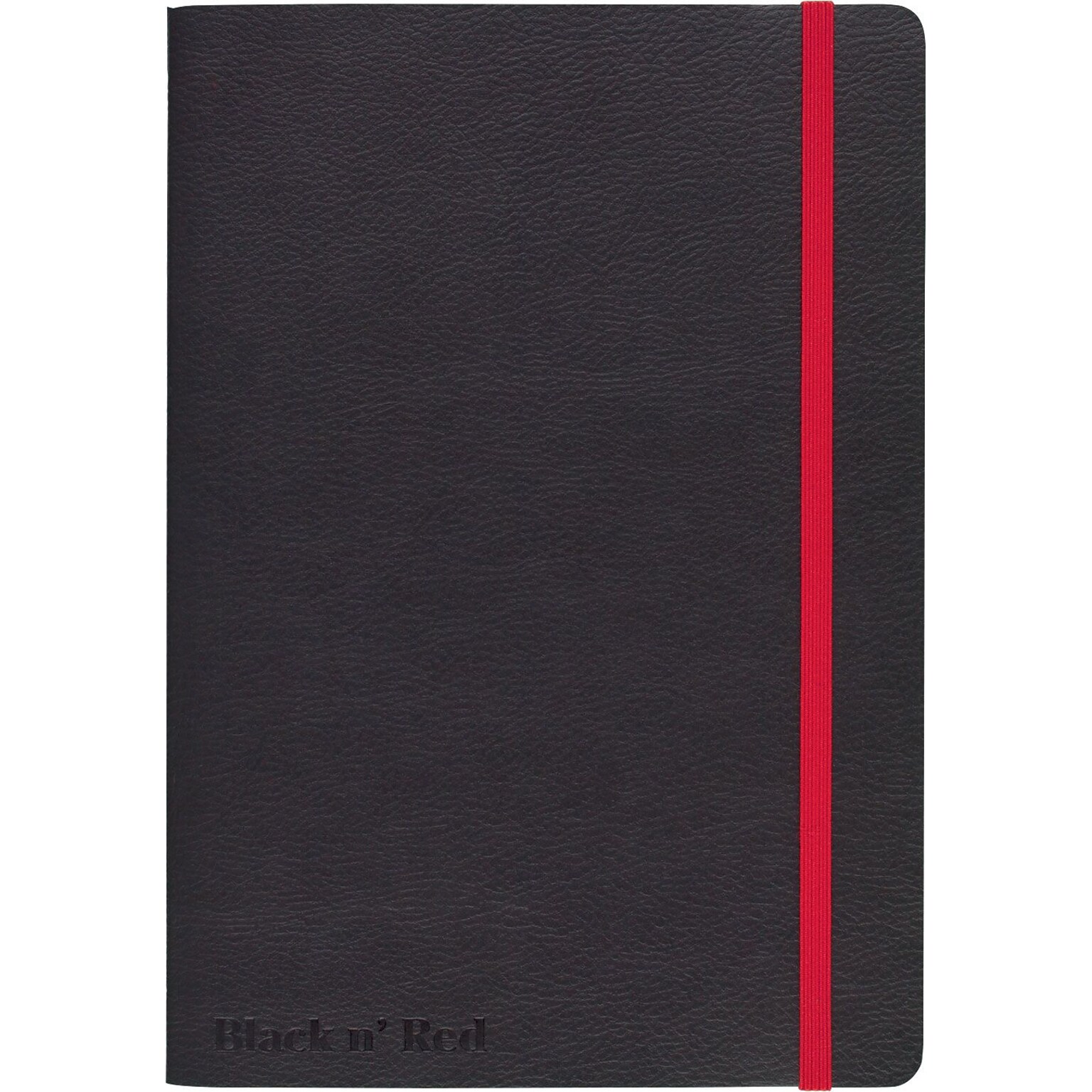 BLACK by Black n Red™ Business Notebook 71 Sheets A5 8-1/4 x 5-3/4 Black (400065000)