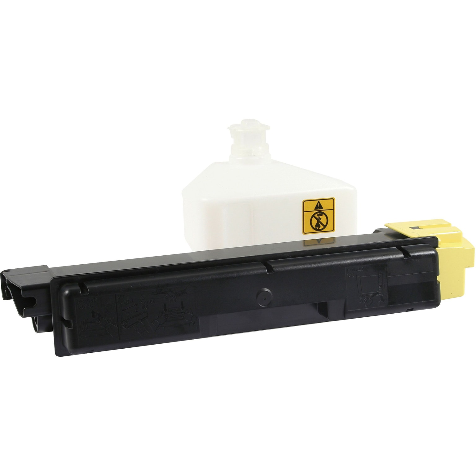 Quill Brand® Kyocera TK-592 Remanufactured  Yellow Toner Cartridge, Standard Yield (Lifetime Warranty)