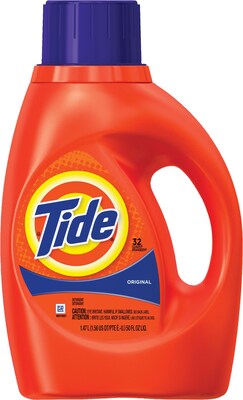Ultra Liquid Tide Laundry Detergent, 50oz Bottle, 6/Ct