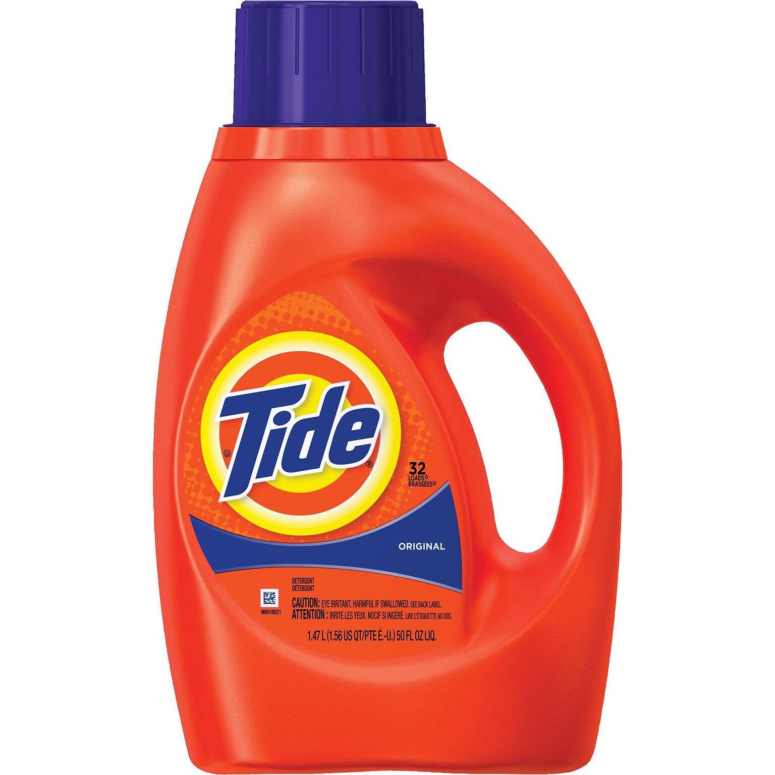 Ultra Liquid Tide Laundry Detergent, 50oz Bottle, 6/Ct
