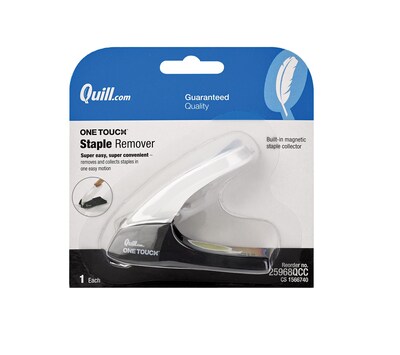 Quill Brand® One-Touch™ Staple Remover, White (25968QCC)