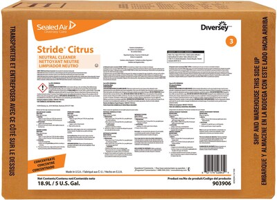 Stride All-Purpose Cleaner, 640 oz., Citrus (903906)