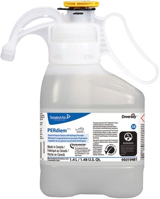 Diversey™ PERDiem™ General-Purpose Cleaner with Hydrogen Peroxide, SmartDose™, 1.4L, 2/Carton