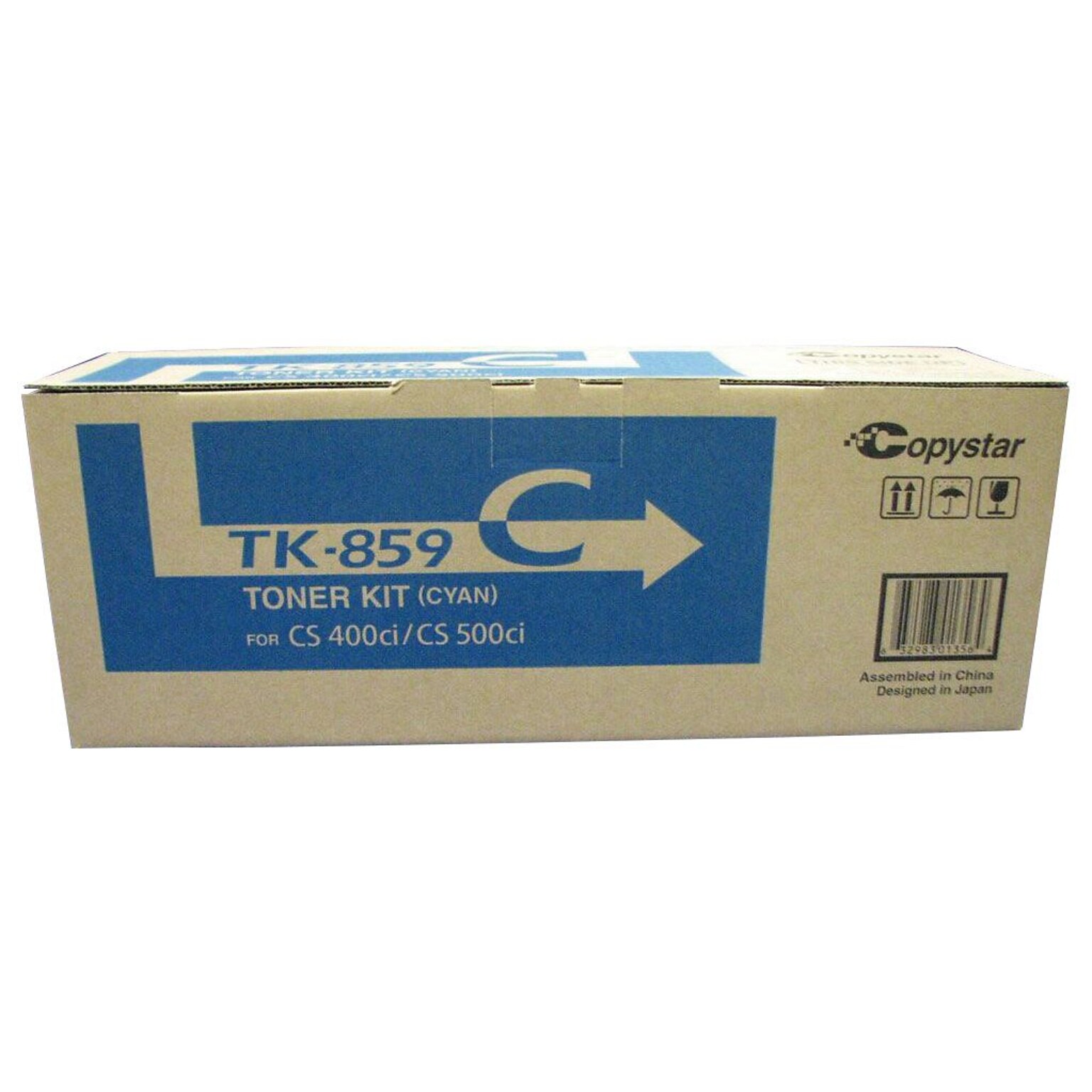 Kyocera TK-859C Cyan Standard Yield Toner Cartridge