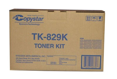 Kyocera TK-829K Black Standard Yield Toner Cartridge
