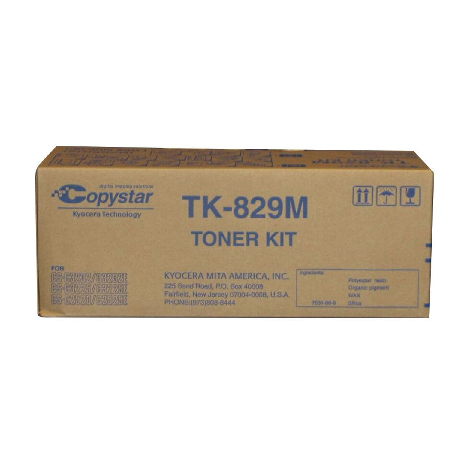 Kyocera TK-829M Magenta Standard Yield Toner Cartridge