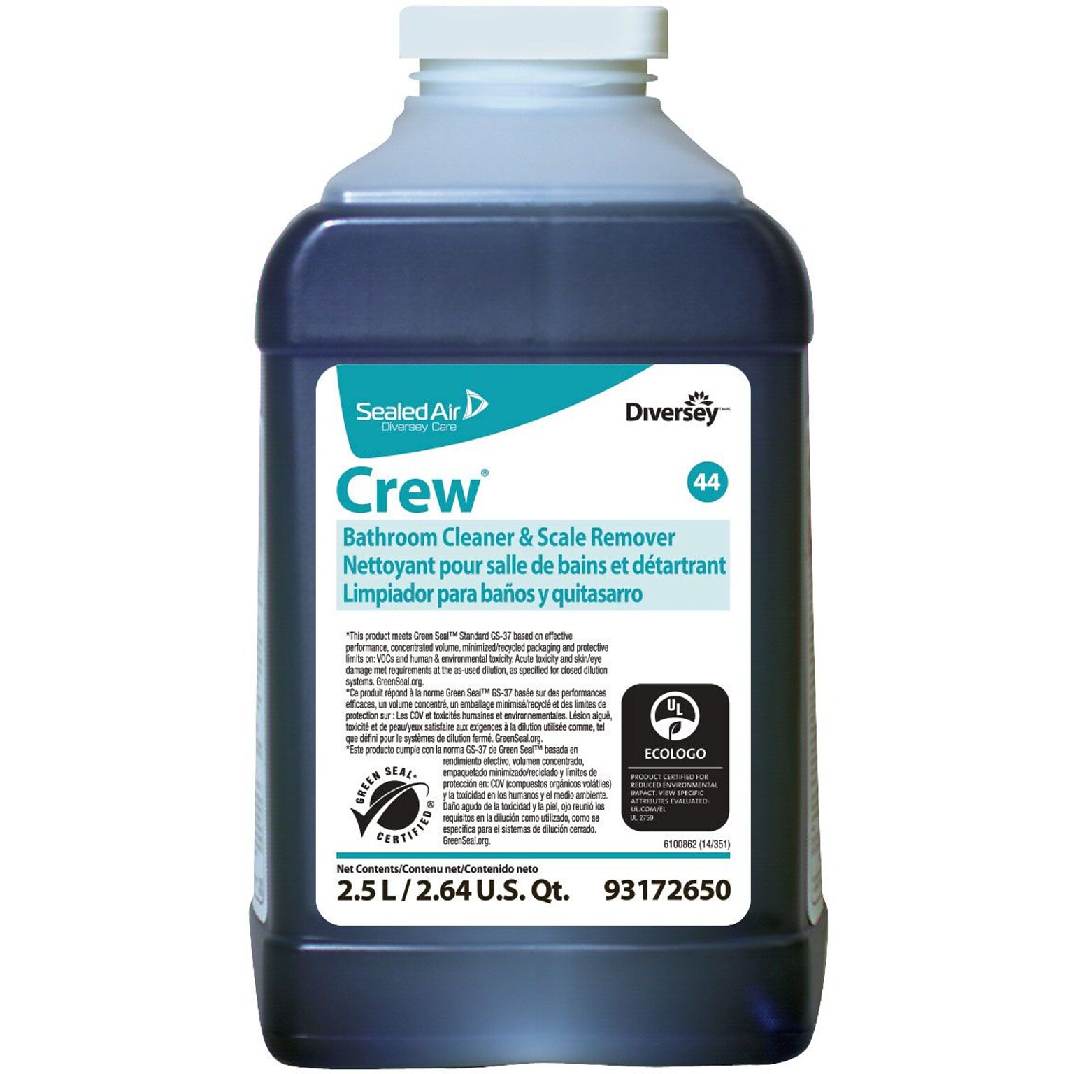Crew 44 Restroom Cleaner for Diversey J-Fill, 84.5oz., 2/Carton