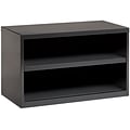 Quill Brand® 36 Low Credenza, Open, Charcoal (UN28466)