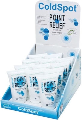 Point Relief® 12 ColdSpot™ Tubes w/Display