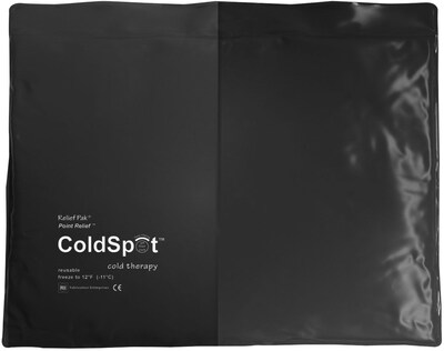 Relief Pak® ColdSpot™ Black Urethane Pack; Standard, 11" x 14"