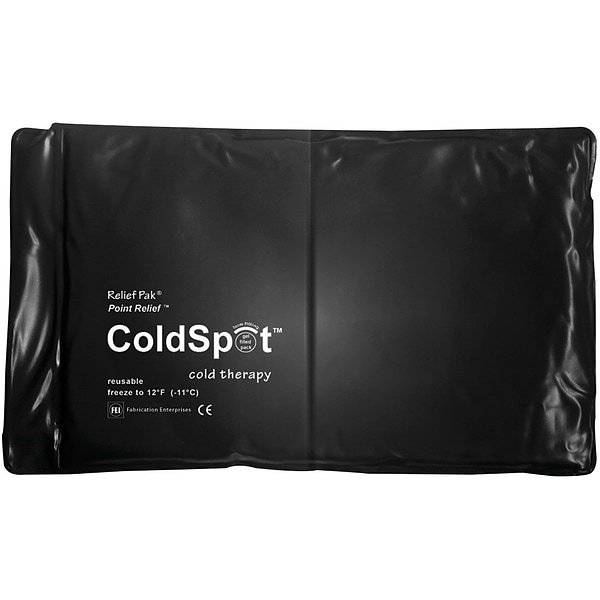 Relief Pak® ColdSpot™ Black Urethane Pack; Half-Size, 7 x 11