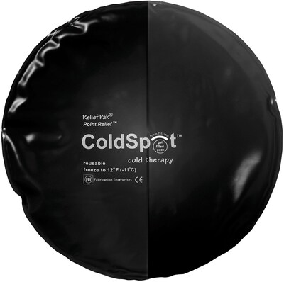 Relief Pak® ColdSpot™ Black Urethane Pack; Circular, 10 Diameter