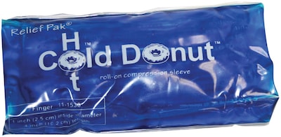 Relief Pak® Cold n Hot® Donut® Compression Sleeve; Finger